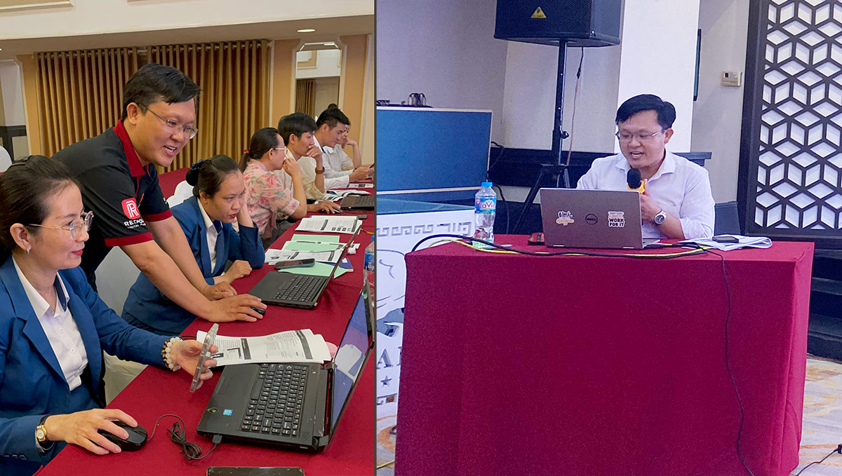 Thạc sỹ Nguyễn Hữu Phát huấn luyện thực hành AI cho các chủ DN tại Nha Trang