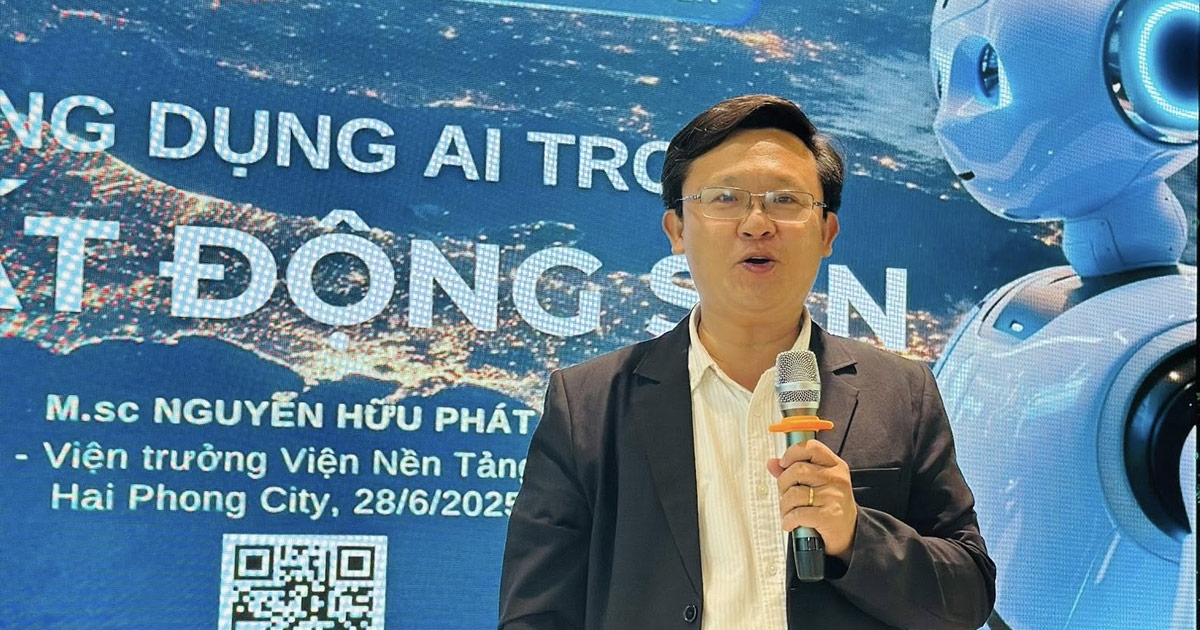 Ths. Nguyễn Hữu Phát giảng dạy AI khóa đào tạo AI tại Hải Phòng